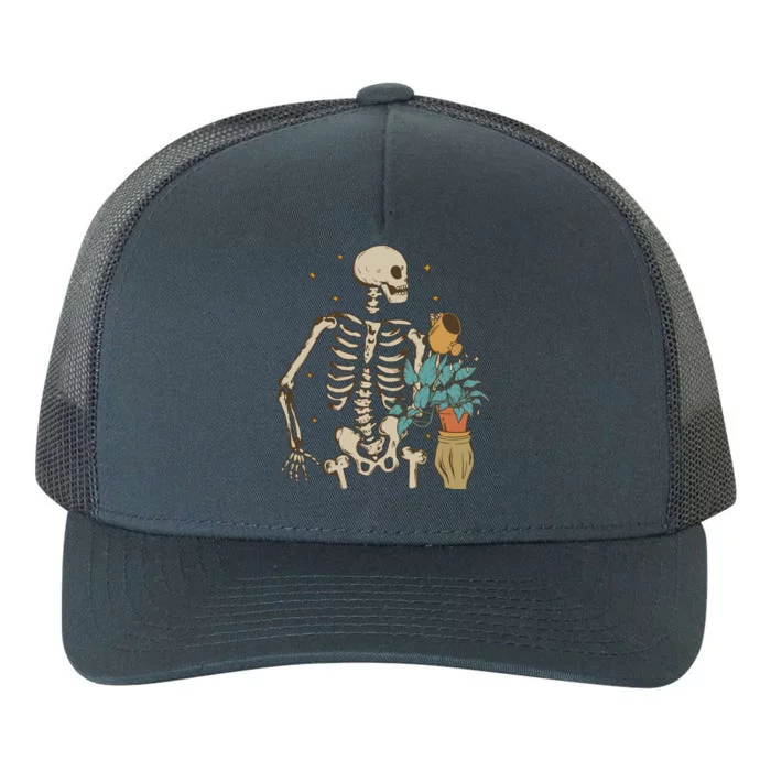 Skeleton Spring Garden Plant Yupoong Adult 5-Panel Trucker Hat