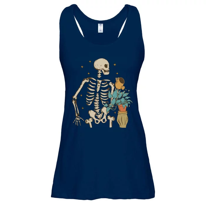 Skeleton Spring Garden Plant Ladies Essential Flowy Tank