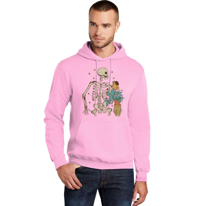 Skeleton Spring Garden Plant Hoodie