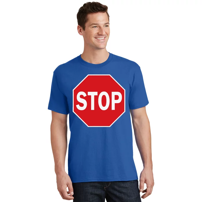 Stop Sign Gift Novelty Road Signs Halloween Outfit T-Shirt