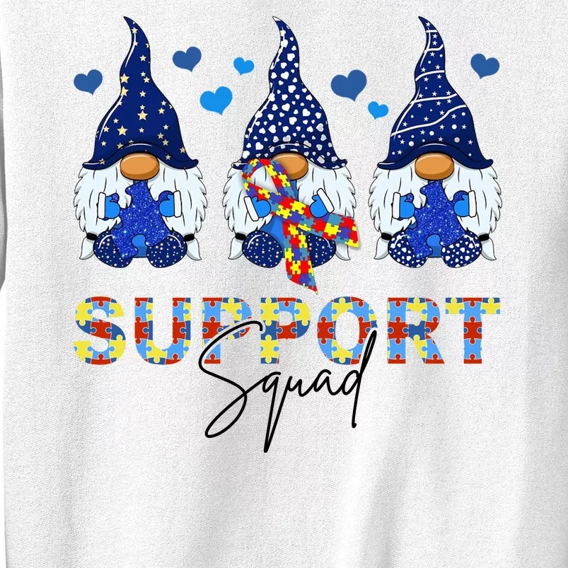 Support Squad Gnome Autism Awareness Month Sweatshirt