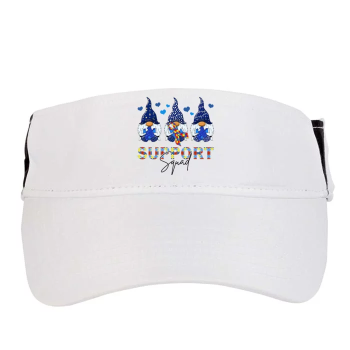 Support Squad Gnome Autism Awareness Month Adult Drive Performance Visor