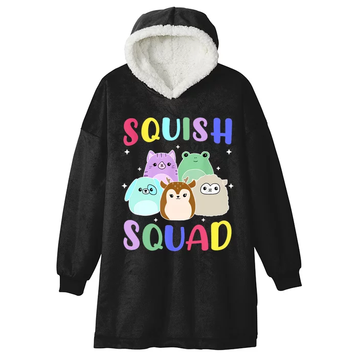 Squish Squad Girl Cute Hooded Wearable Blanket