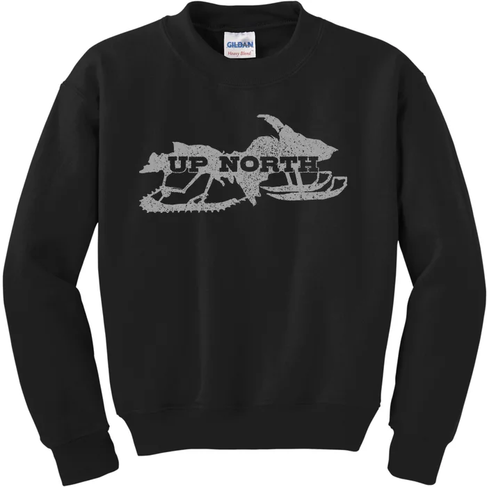 Snowmobile Snowmobile Gift Kids Sweatshirt