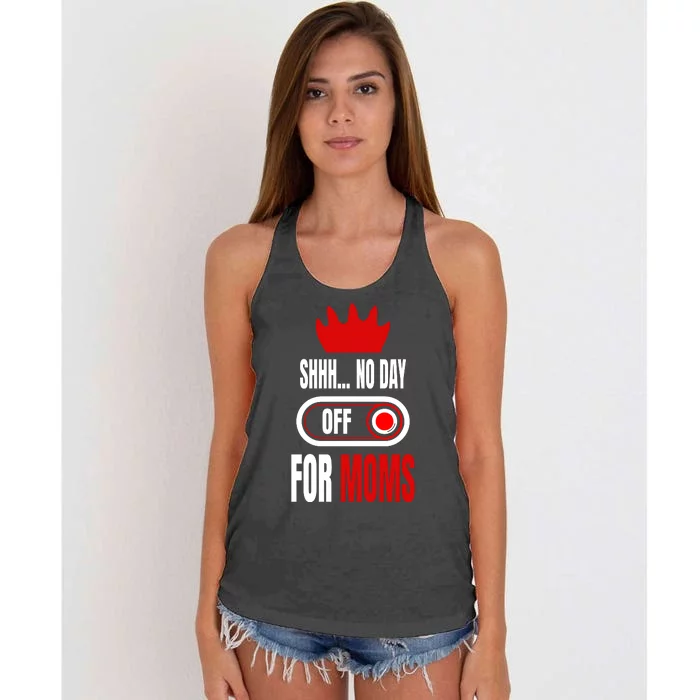 SHHH Women's Knotted Racerback Tank