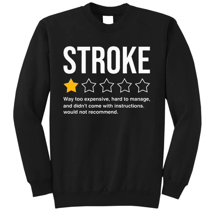 Stroke Survivor Heart Disease Warrior Fighter Cardiac Arrest Tall Sweatshirt