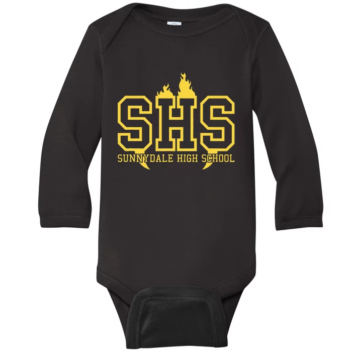 Slayer Sunnydale High School Logo Baby Long Sleeve Bodysuit