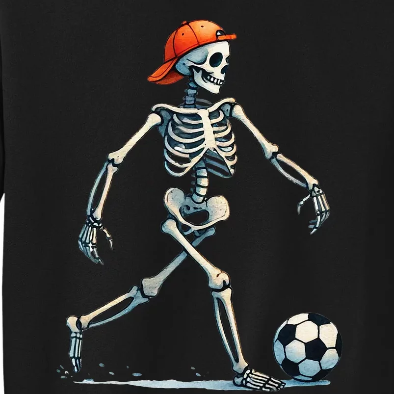 Skeleton Soccer Halloween Costume Sweatshirt