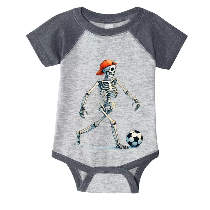 Skeleton Soccer Halloween Costume Infant Baby Jersey Bodysuit