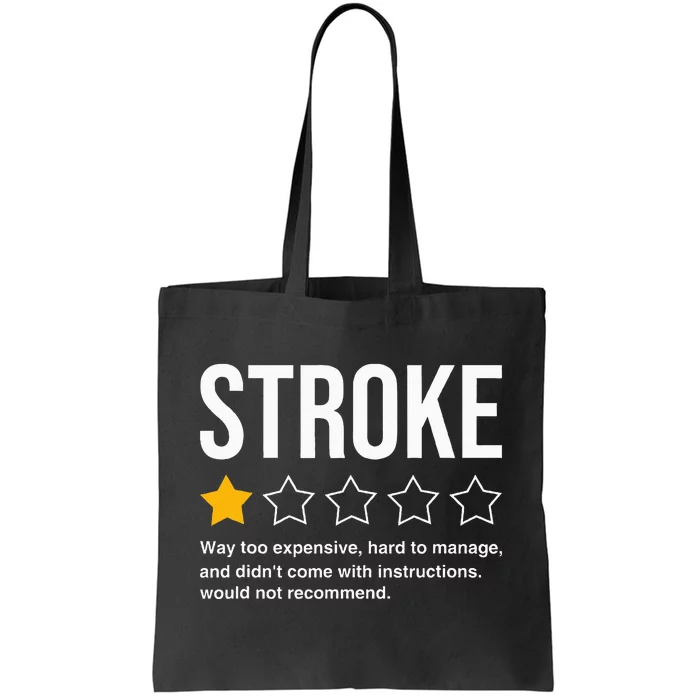 Stroke Survivor Heart Disease Warrior Fighter Cardiac Arrest Tote Bag