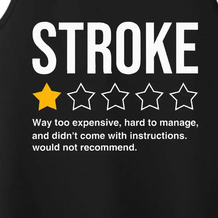 Stroke Survivor Heart Disease Warrior Fighter Cardiac Arrest Performance Tank