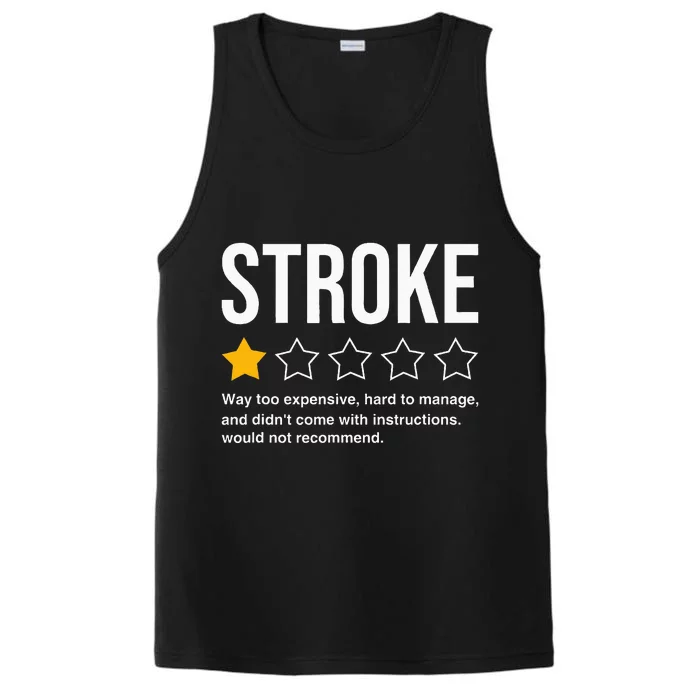 Stroke Survivor Heart Disease Warrior Fighter Cardiac Arrest Performance Tank