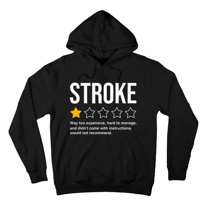 Stroke Survivor Heart Disease Warrior Fighter Cardiac Arrest Tall Hoodie