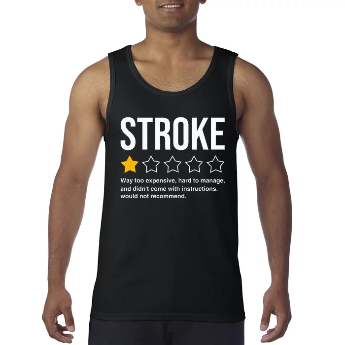 Stroke Survivor Heart Disease Warrior Fighter Cardiac Arrest Tank Top