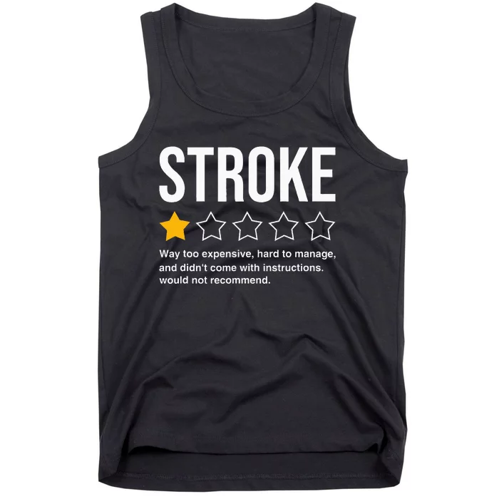 Stroke Survivor Heart Disease Warrior Fighter Cardiac Arrest Tank Top