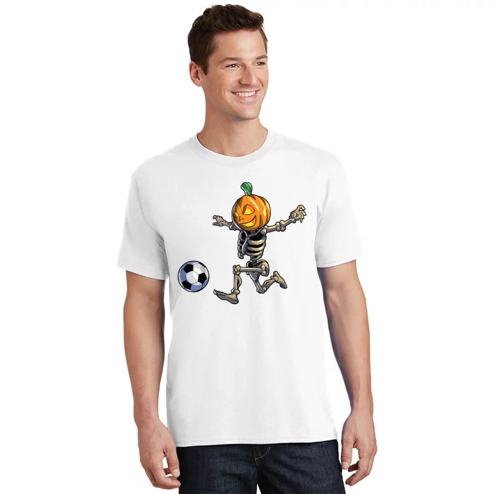 Soccer Skeleton Halloween Boy Soccer Halloween T-Shirt