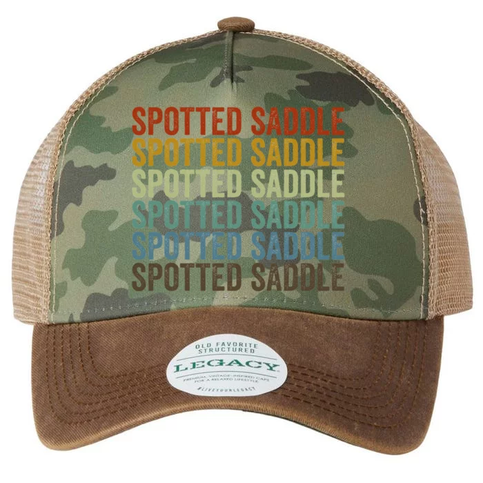 Spotted Saddle Horse Retro Legacy Tie Dye Trucker Hat