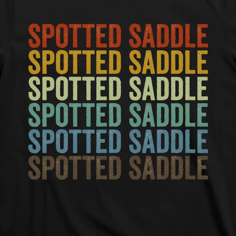 Spotted Saddle Horse Retro T-Shirt