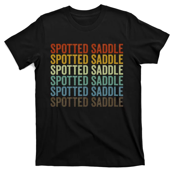 Spotted Saddle Horse Retro T-Shirt