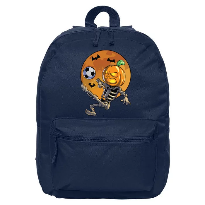 Soccer Skeleton Halloween Boy Soccer Halloween 16 in Basic Backpack