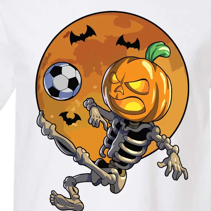 Soccer Skeleton Halloween Boy Soccer Halloween Garment-Dyed Heavyweight T-Shirt