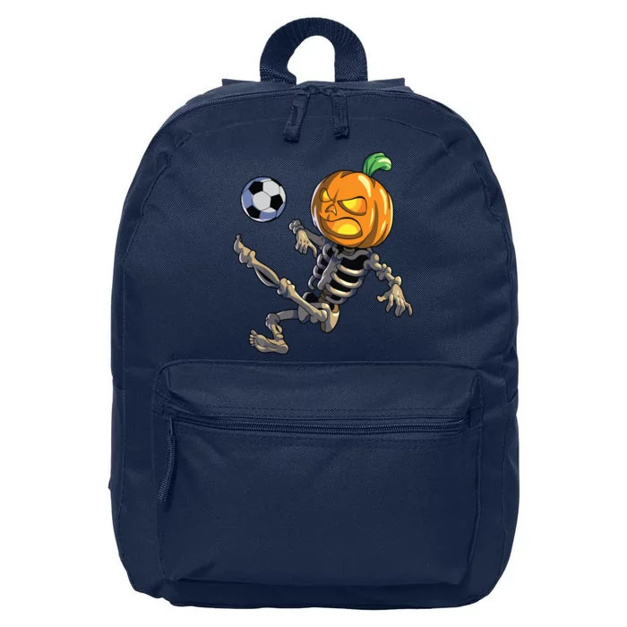 Soccer Skeleton Halloween Boy Soccer Halloween 16 in Basic Backpack