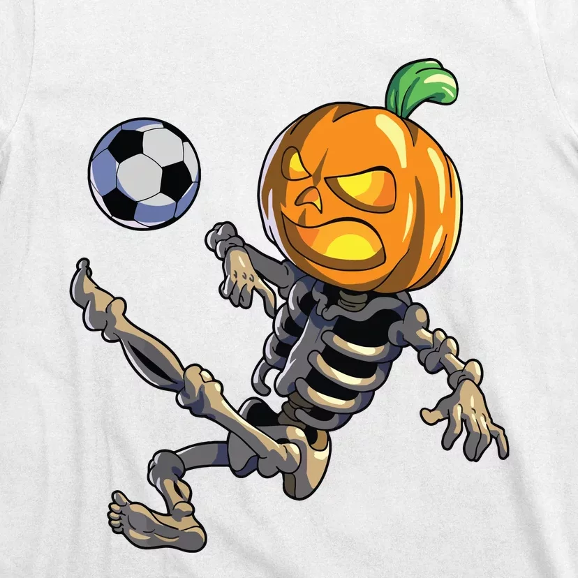 Soccer Skeleton Halloween Boy Soccer Halloween T-Shirt