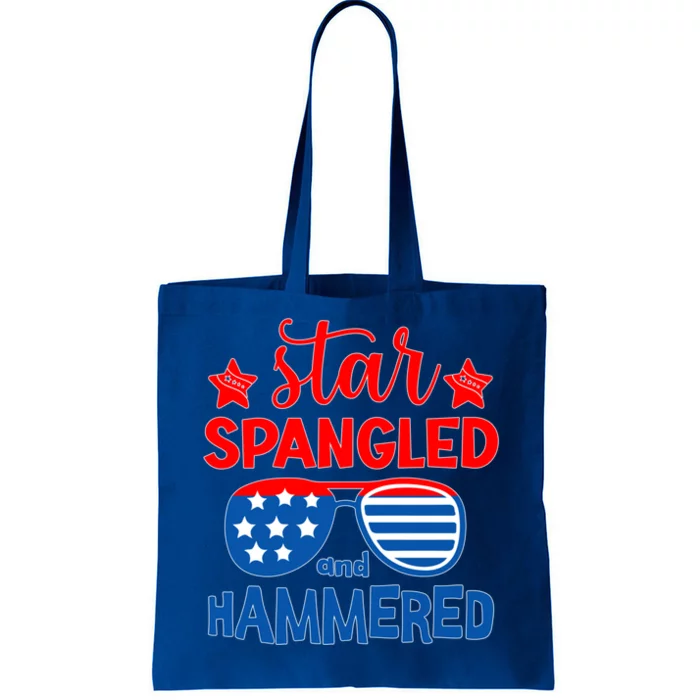 Star Spangled Hammered Gift Tote Bag