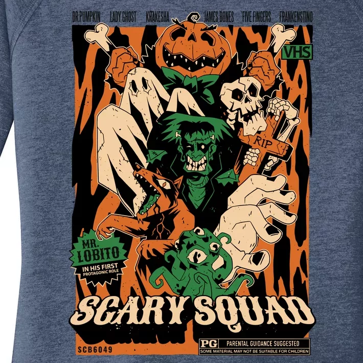 Scary Squad Halloween Women's Perfect Tri Tunic Long Sleeve Shirt