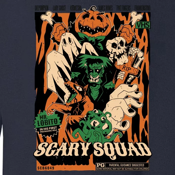 Scary Squad Halloween Toddler Sweatshirt