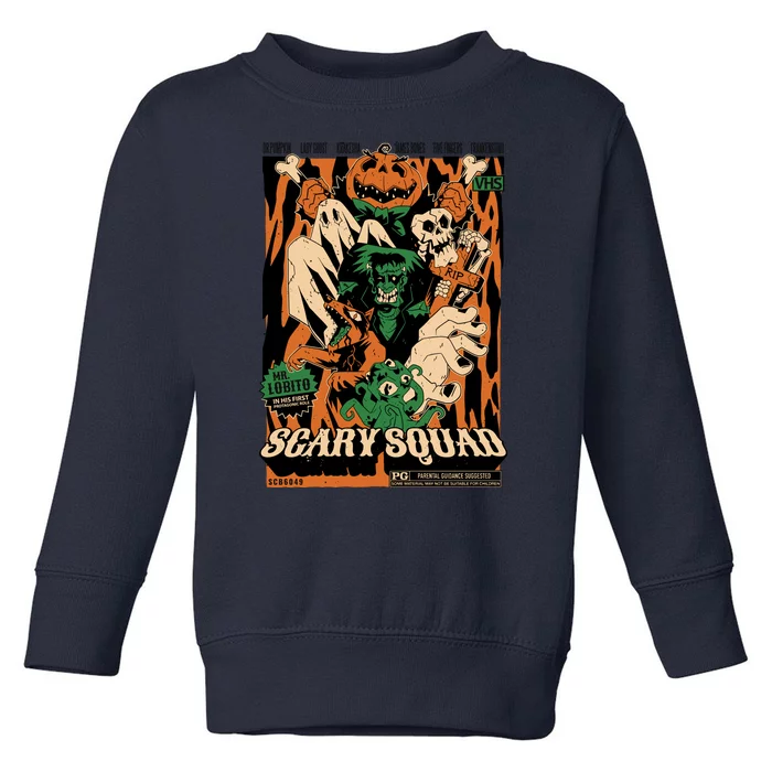 Scary Squad Halloween Toddler Sweatshirt