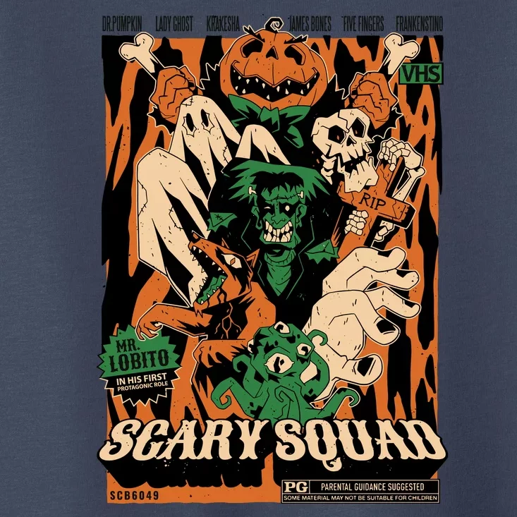 Scary Squad Halloween Toddler T-Shirt