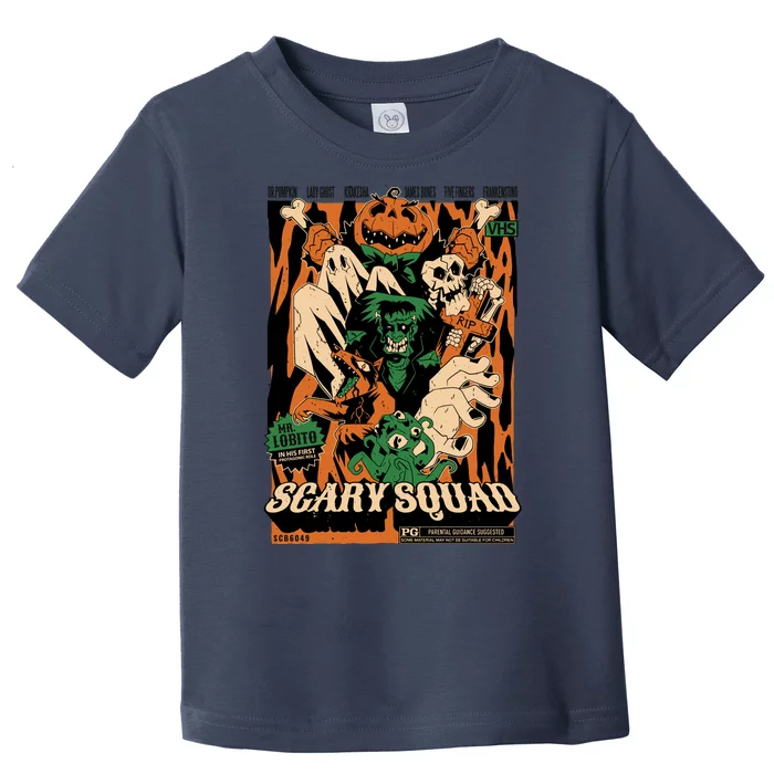 Scary Squad Halloween Toddler T-Shirt