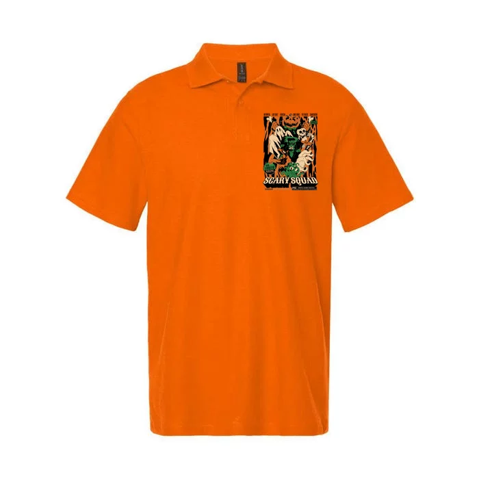 Scary Squad Halloween Softstyle Adult Sport Polo