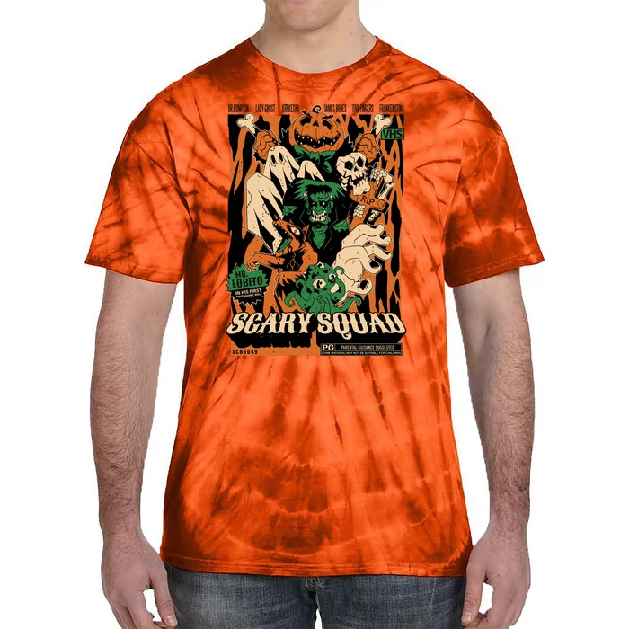 Scary Squad Halloween Tie-Dye T-Shirt