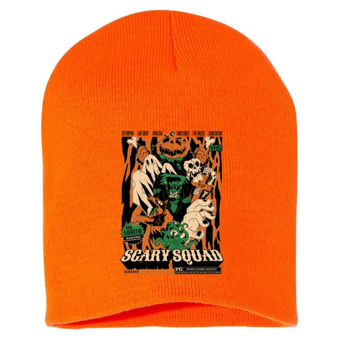 Scary Squad Halloween Short Acrylic Beanie