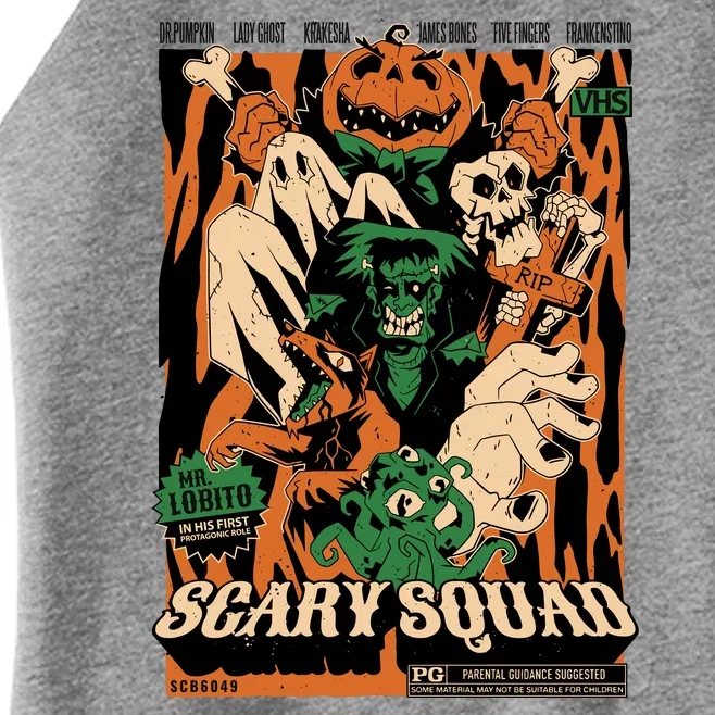 Scary Squad Halloween Women’s Perfect Tri Rocker Tank