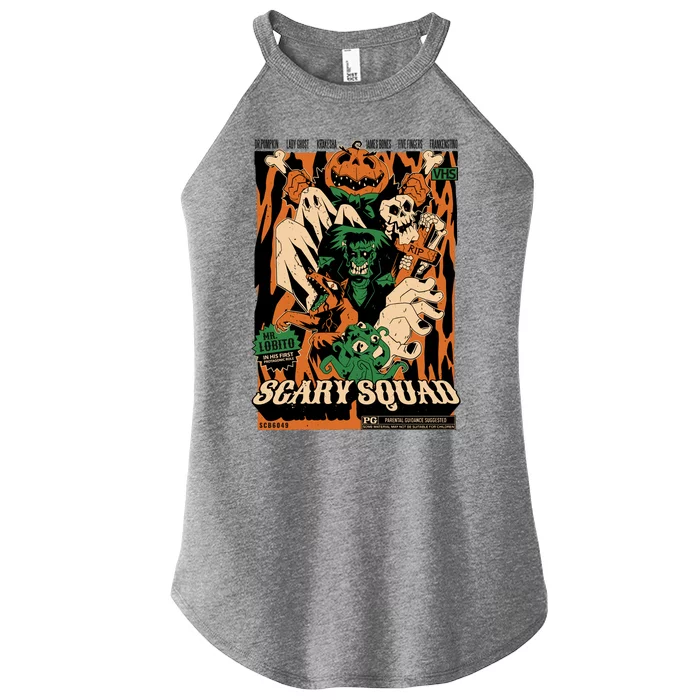 Scary Squad Halloween Women’s Perfect Tri Rocker Tank