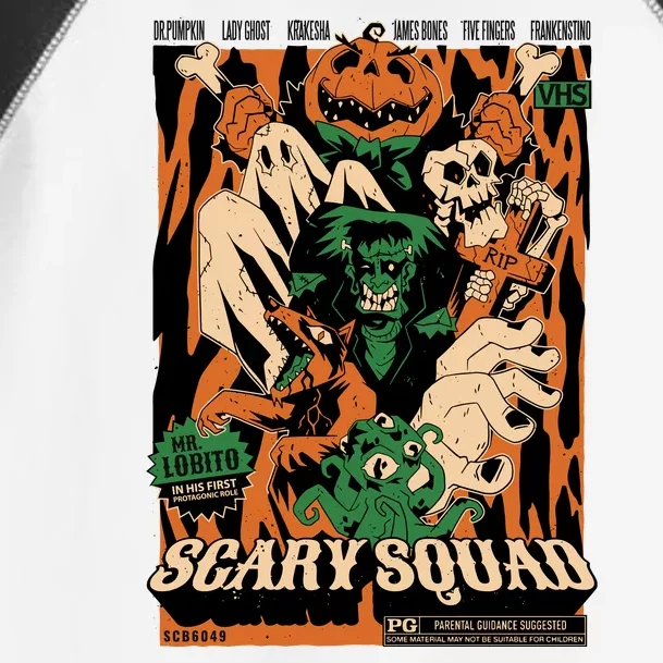 Scary Squad Halloween Toddler Fine Jersey T-Shirt