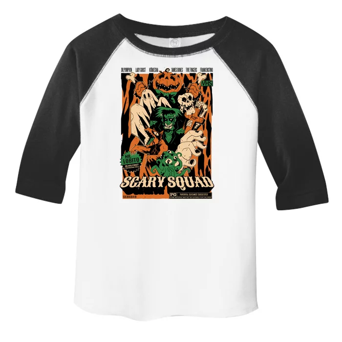 Scary Squad Halloween Toddler Fine Jersey T-Shirt