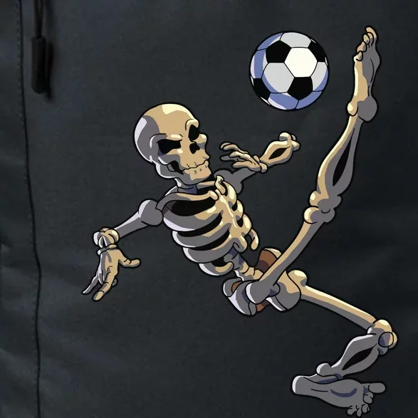 Soccer Skeleton Halloween Boy Soccer Player Halloween Daily Commute Backpack