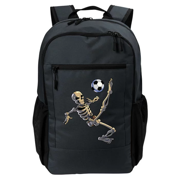 Soccer Skeleton Halloween Boy Soccer Player Halloween Daily Commute Backpack