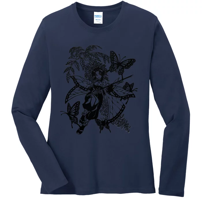 Shinobu Ladies Long Sleeve Shirt