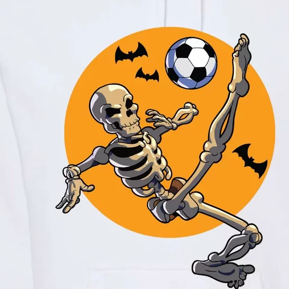 Soccer Skeleton Halloween Skeleton Soccer Player Premium Hoodie