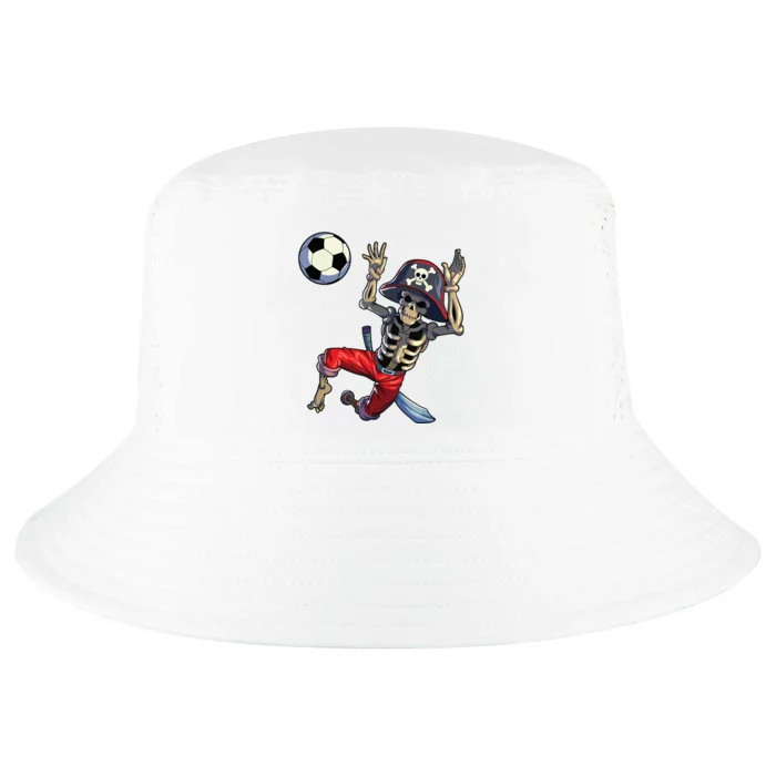 Soccer Skeleton Halloween Soccer Goalkeeper Pirate Halloween Cool Comfort Performance Bucket Hat