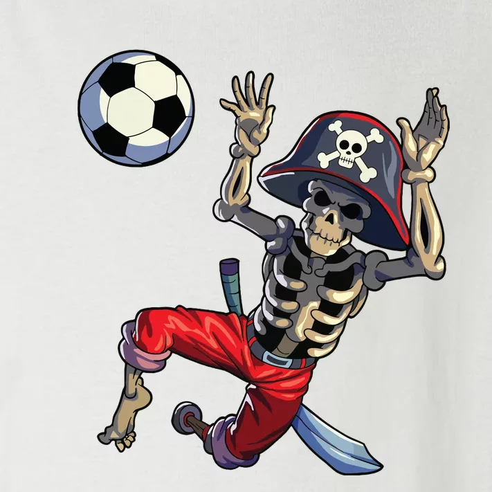 Soccer Skeleton Halloween Soccer Goalkeeper Pirate Halloween Toddler Long Sleeve Shirt