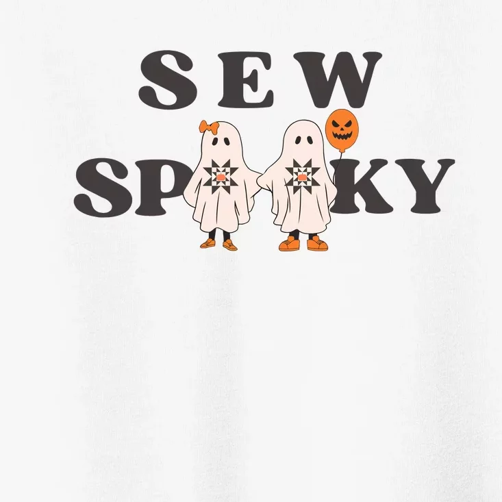 Sew Spooky Halloween Sewing Cute Ghoul Toddler T-Shirt