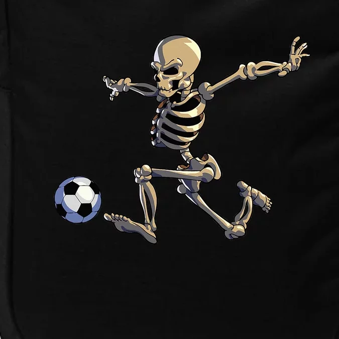 Soccer Skeleton Halloween Soccer Player Halloween Impact Tech Backpack