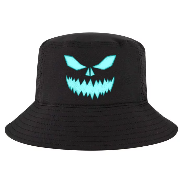 Scary Spooky Halloween Jack O Lantern Face Pumpkin Cool Comfort Performance Bucket Hat