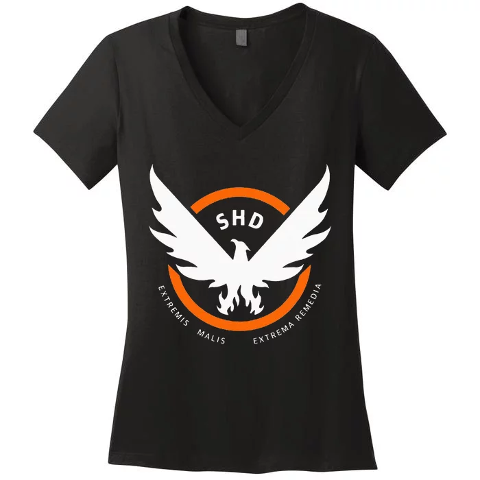 Shd Strategic Homeland Security Women's V-Neck T-Shirt